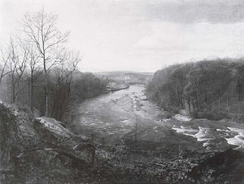 Atkinson Grimshaw The Wharfe above Bolton Woods,with Barden Tower in the Distance china oil painting image